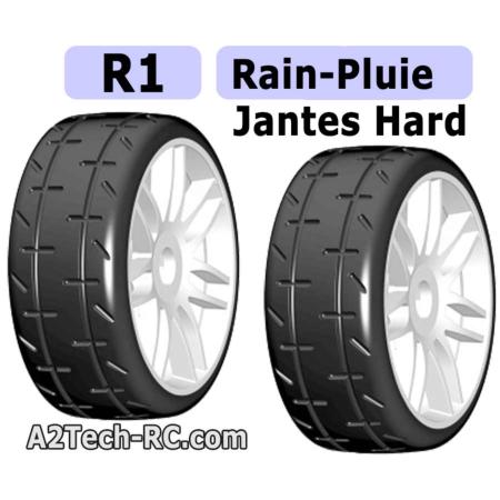 1:8 GT - T01 REVO -R1 PLUIE -Mounted on New Hard Competition Spoked GRP_Réf_GTJ01-R1