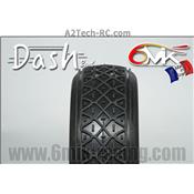 Pneus DASH Avant 4x2 : VERT (x2) + Inserts ULTRA 6MIK_Réf_TI109V