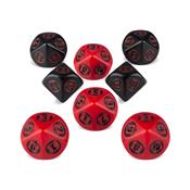 Dés WOUND TRACKERS -Rouge/Noir -WARHAMMER 40.000 W40-47-ROUGE_CITADEL