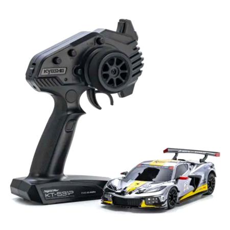 Kyosho Mini-Z MR04 RWD Corvette C8-R Chrome 20th Anni (W-MM/KT531p) KYOSHO_Réf_32356CRY