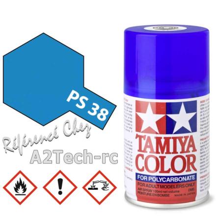 PS38 Bleu Transluicide TAMIYA_Réf_86038