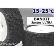 Pneus BANDIT 15/25° Sur ULTRA Blanches (x2 Colle) 6MIK_Réf_TU81525