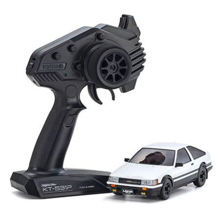 Mini-Z AWD Toyota Corolla Levin AE86 White-Black (MA020N-L/KT531P) KYOSHO_Réf_32641WBK