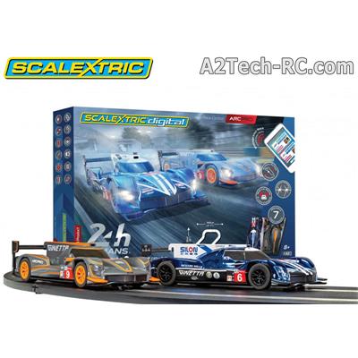 ARC PRO 24h Le Mans (Ginetta LMP1 Blleu et Ginetta LMP1 Blanc/orange) SCALEXTRIC_C1404P
