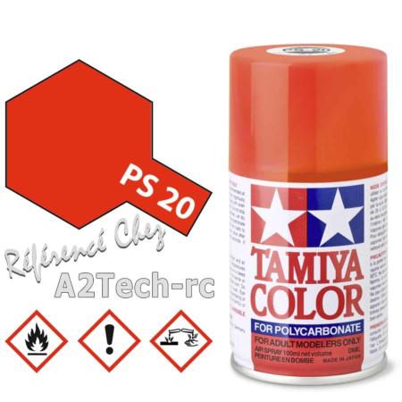 PS20 Rouge Fluo TAMIYA_Réf_86020