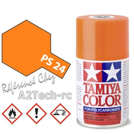 PS24 Orange Fluo TAMIYA_Réf_86024