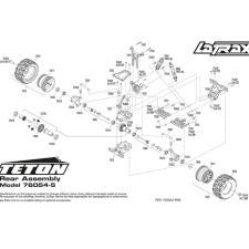 LATRAX TETON 4x4 BRUSHED avec ACCU - NOir TRAXXAS_76054-1-BLK