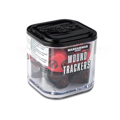 Dés WOUND TRACKERS -Rouge/Noir -WARHAMMER 40.000 W40-47-ROUGE_CITADEL