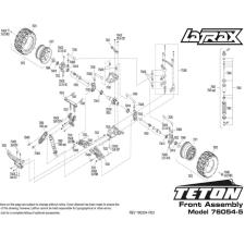 LATRAX TETON 4x4 BRUSHED avec ACCU - NOir TRAXXAS_76054-1-BLK