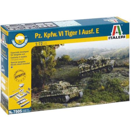 Tiger I AUF. E 1_72 ITALERI ITALERIE_Réf_I7505
